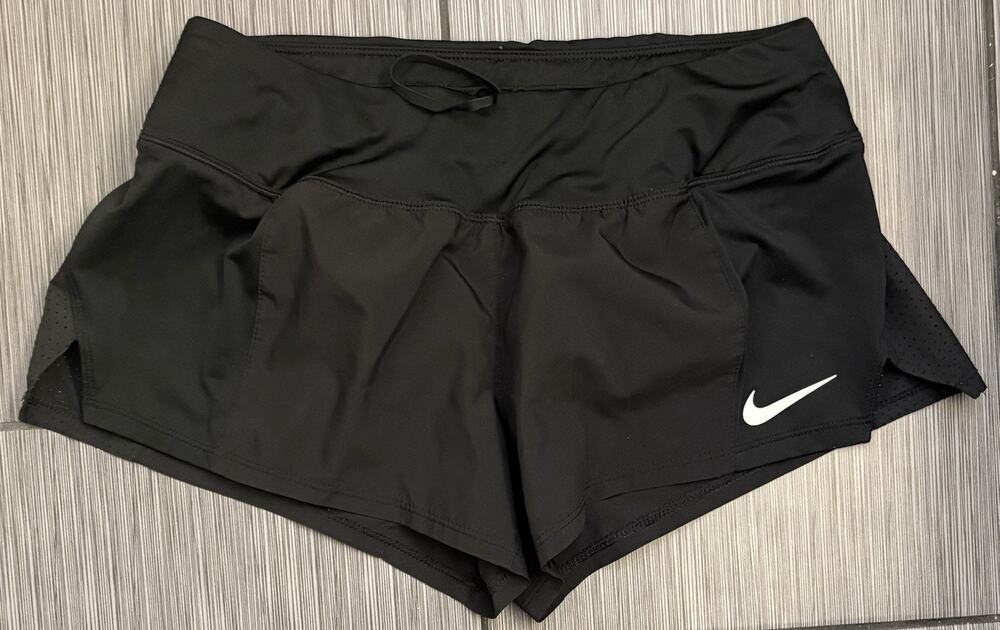 Nike Womens Dri Fit Run Reflect Sportswear Shorts Black 895867-010 Women’s Med